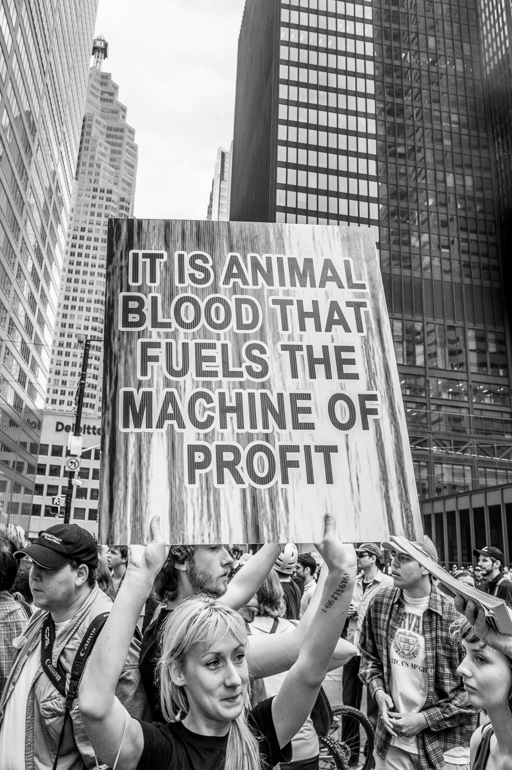 ic:Blood fuels profit protest sign at G20 Summit Toronto Canada