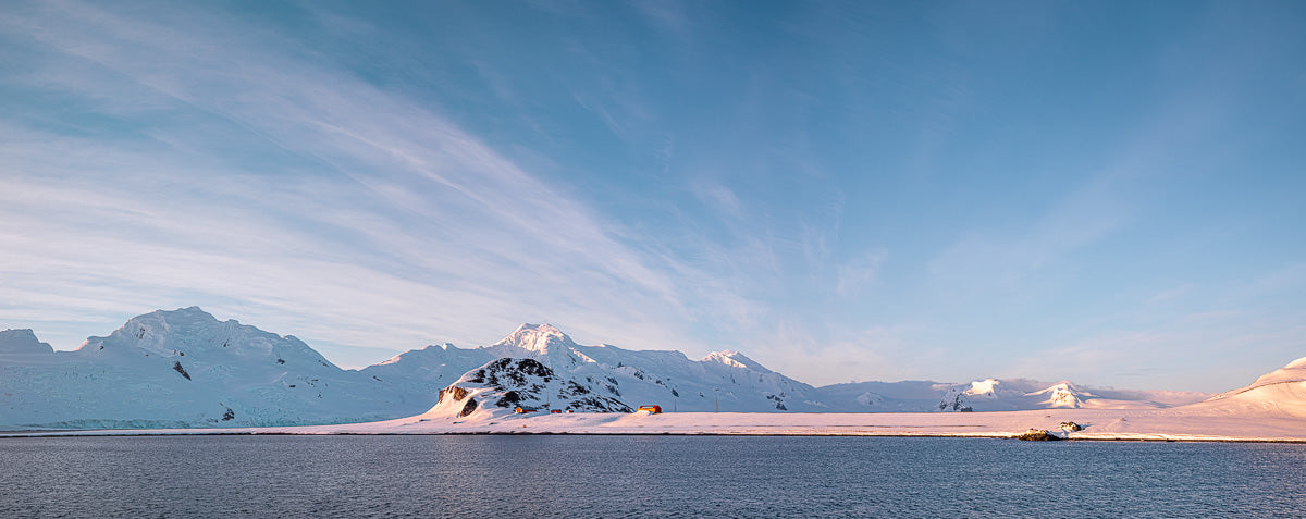 High resolution panorama Camara Argentine Antarctic scientific base