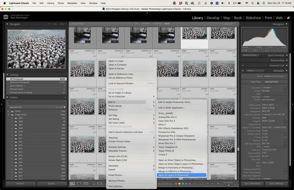 ic:Selecting and opening images from Lightroom to Photoshop for focus stacking