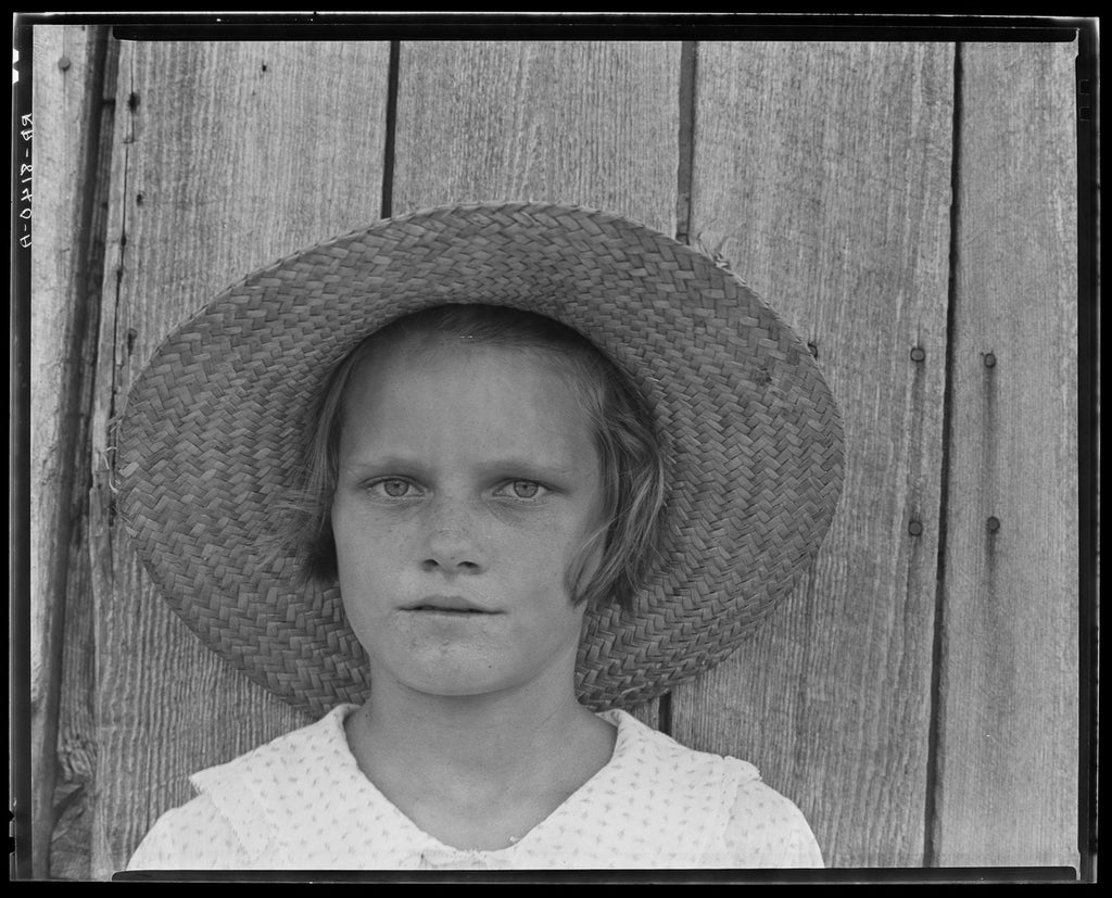 ic:Walker Evans, Lucille Burroughs, Hale County, Alabama (1936); photograph by Walker Evans