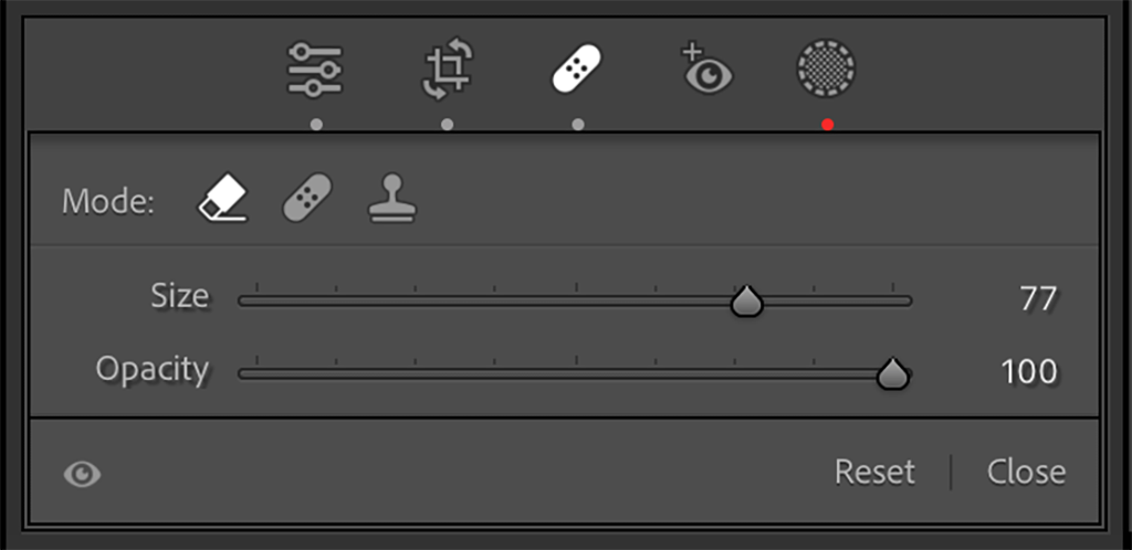 ic:Use the Spot Healing tool for Blemishes