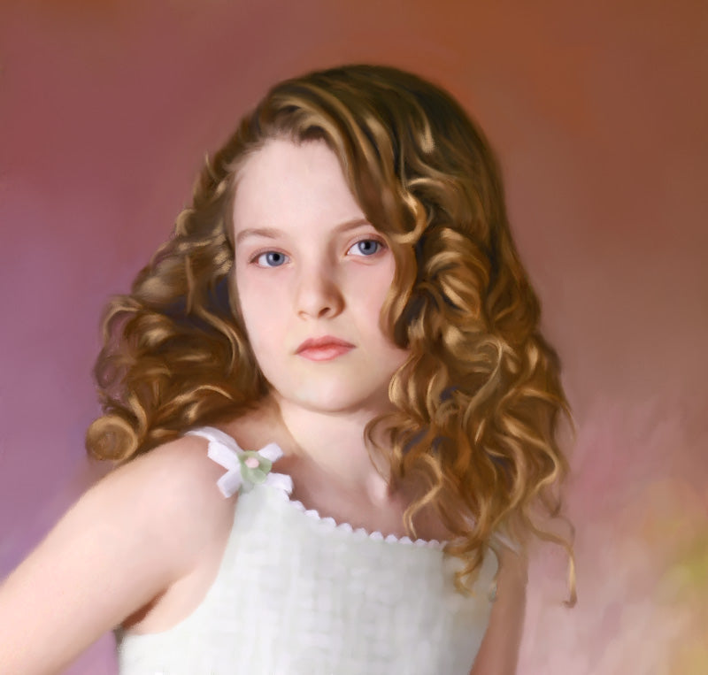 ic:Curly hair can be intimidating, but it doesn't have to be. Just break it into shapes of dark and light, as this tutorial shows.