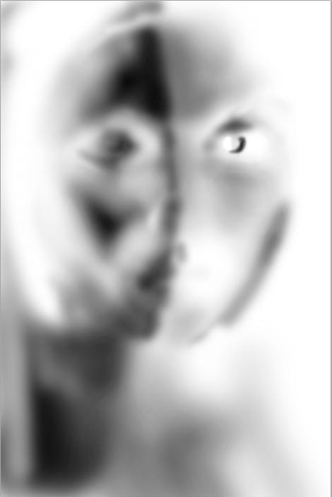 ic:This ghostly image is the Layer Mask Channel. Spooky! You can paint on it directly, if you like.