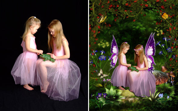 ic: This tutorial shows you how to create a fairy portrait without any props, using Corel Painter. Photography by Capture the Moment, Shelton, CT. Used with permission.