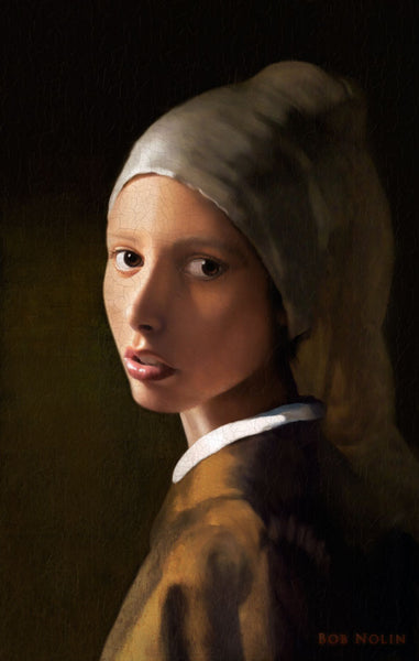 Here's the final image. A long-lost Vermeer? Hmm...