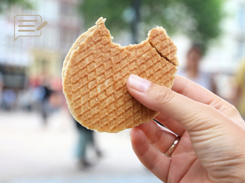 ic:Enjoy a warm stroopwafel on a chilly day—a quintessential Amsterdam treat during any season.