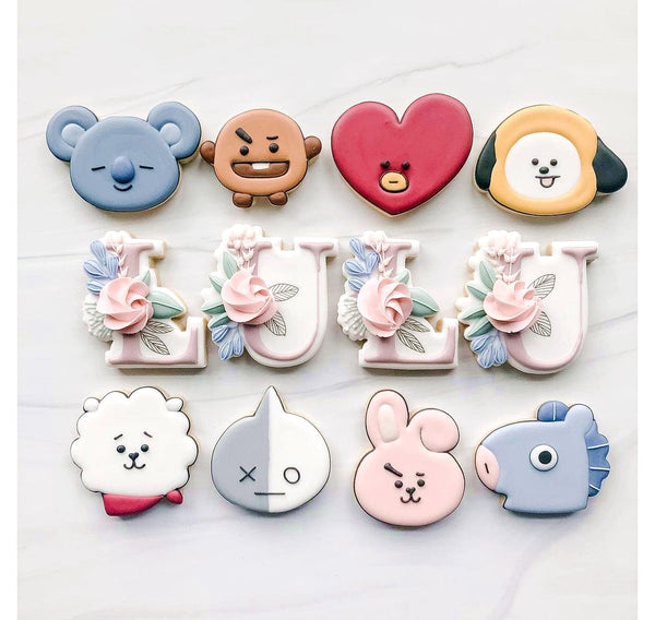 Buy ZYST Friends BT21 Cookie Plush Toy Cookie Character Plush Doll BTS  Surrounding Series Cookie Character Plush pop Kawaii Candy Plush Toy  Cartoon Image Pillow Gift 20 cm788 inch Online at Lowest