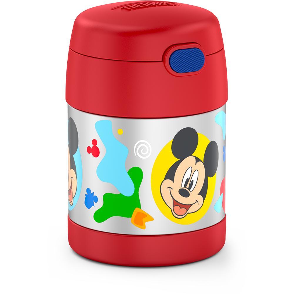 Thermos Funtainer 10 Ounce Stainless Steel Vacuum Insulated Kids Food Jar with Spoon, Preschool Minnie