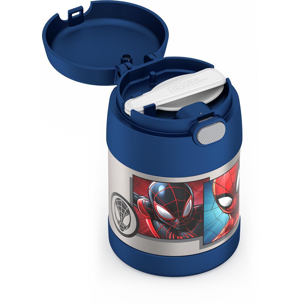 Thermos Funtainer ~ Spiderman ~Insulated Stainless Steel Water Bottle Cup  12 oz