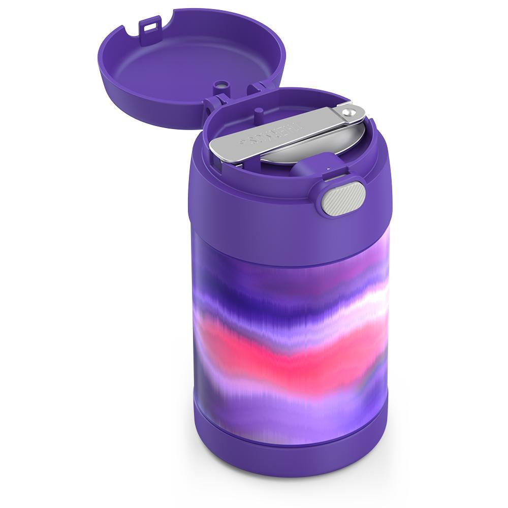 Thermos 16 oz Funtainer Insulated Stainless Steel Straw Bottle, Purple