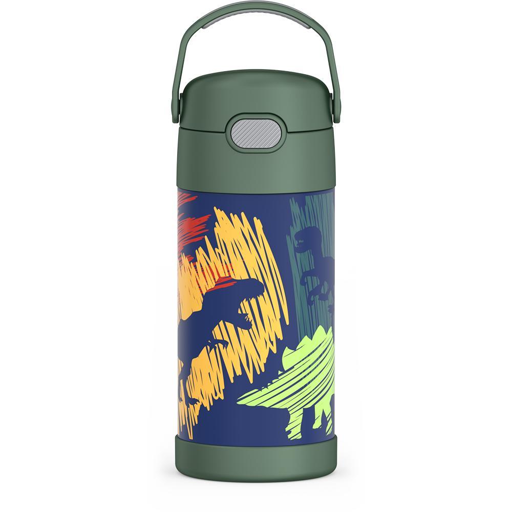 Water Bottle with Straw  Kids 12oz Stainless Steel Water Bottle – Thermos  Brand