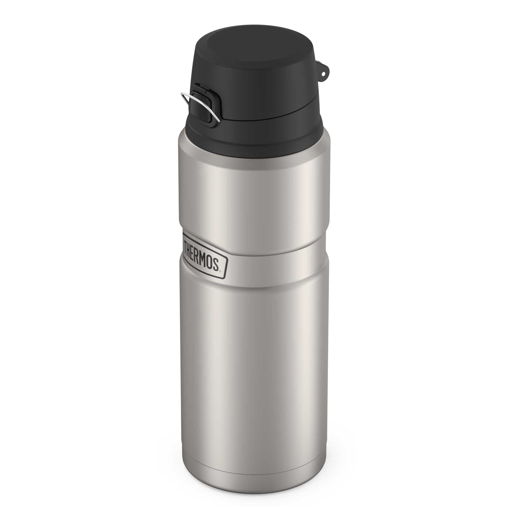 Insulated Water Bottle Stainless Steel Thermos Cup Push Button Lock for  Toddlers