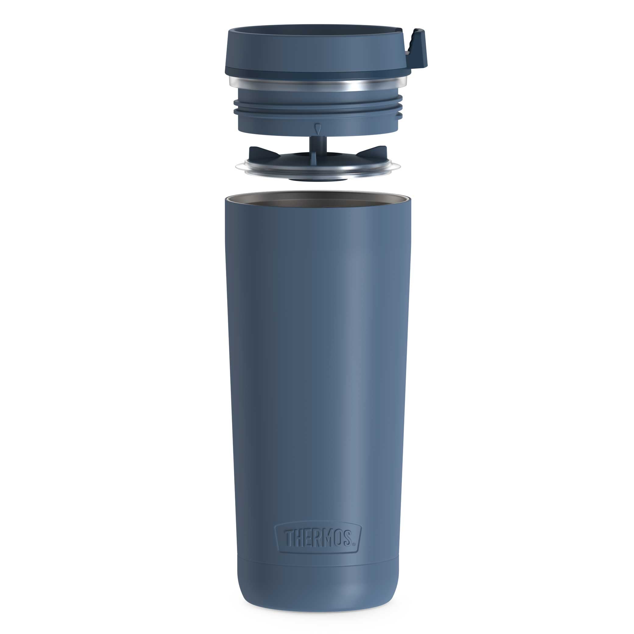 Real Living Blue Stainless Steel Soup Thermos, 13 Oz.