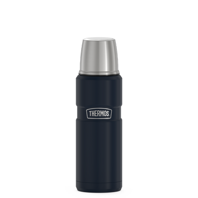 Thermos 40oz Stainless King Beverage Bottle - Midnight Blue