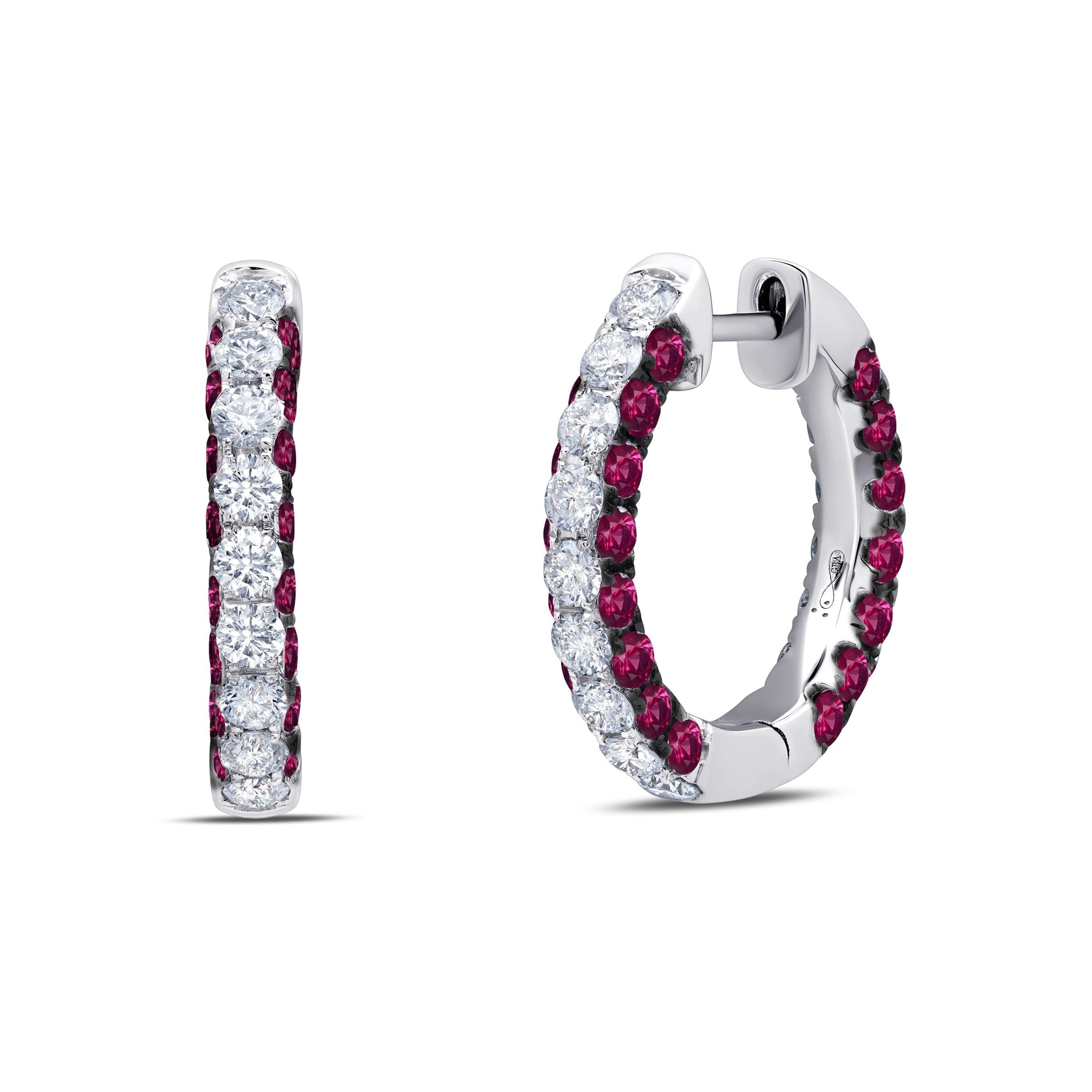 Ruby & Diamond Cage Ear Cuffs – Graziela Gems