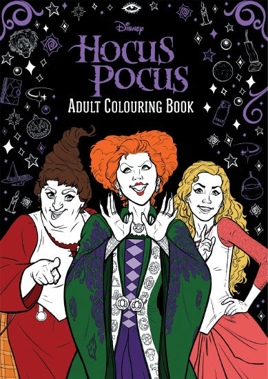 HOCUS POCUS ADULT COLOURING BOOK – Athena Books NZ