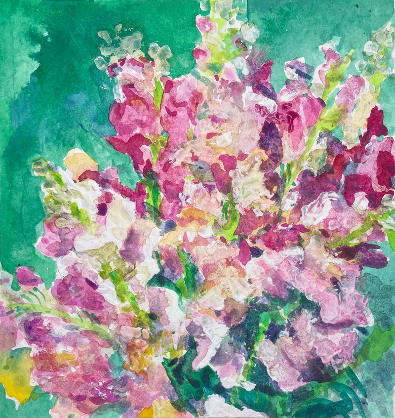 snapdragon flower painting