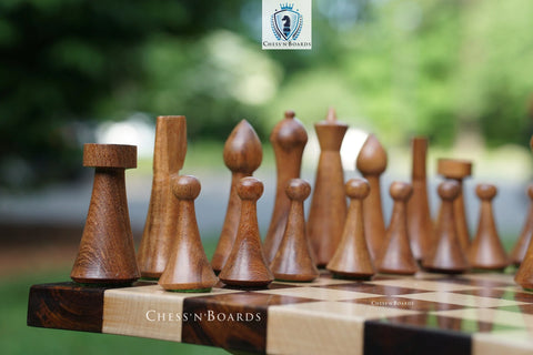 Minimalist modern chess set