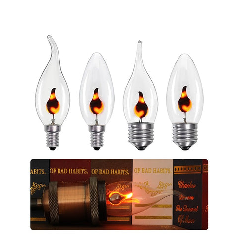 edison flame bulb