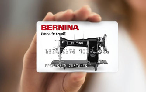 Bernina credit card application