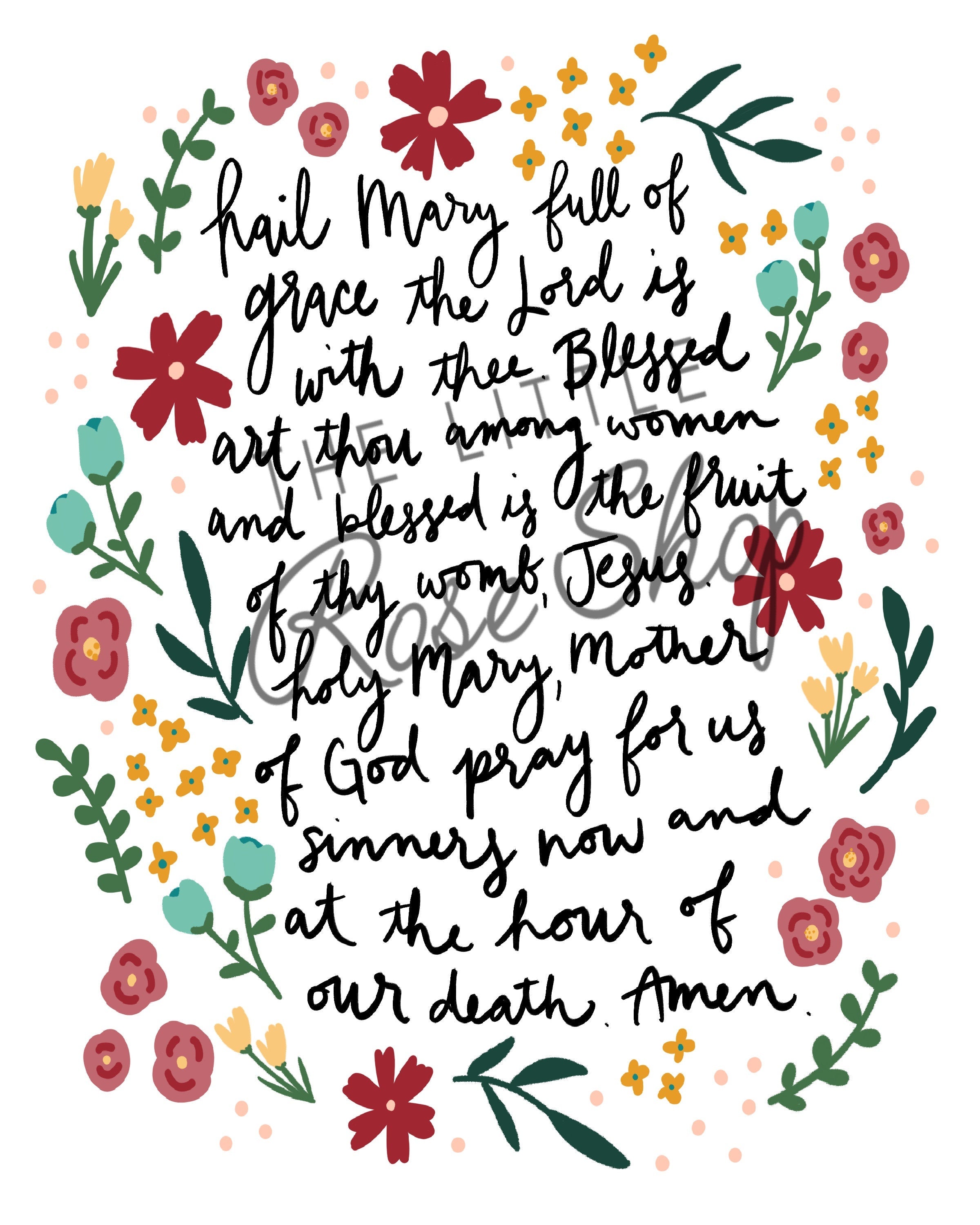 Hail Mary Printable Booklet