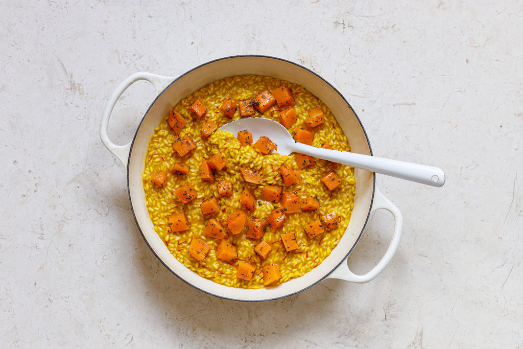 Autumn squash risotto