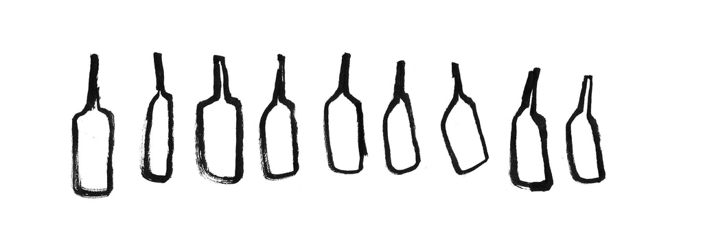 Line Drawing Bottles