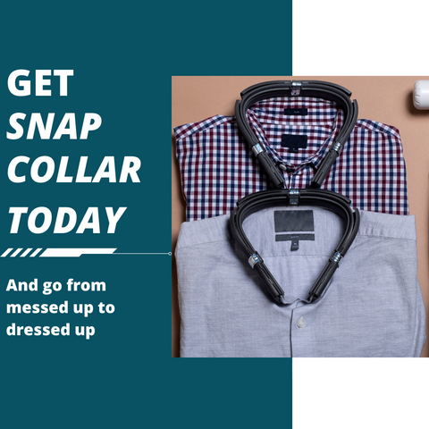Infographic with SnapCollar on buttondown shirts