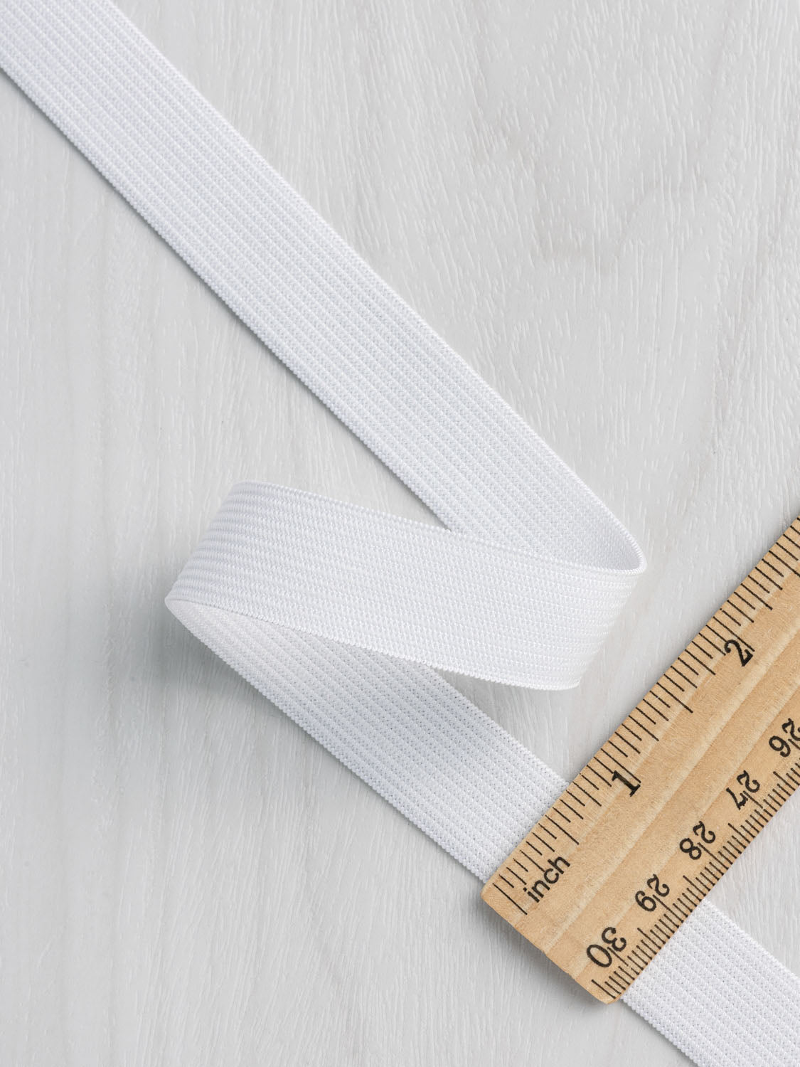 2-inch White Plush Elastic,Soft Comfortable Sewing Elastic - 3 Yards