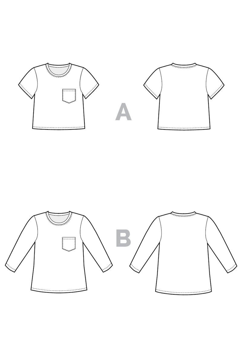 Core T-Shirt Pattern - Free Tshirt Pattern | Core Fabrics