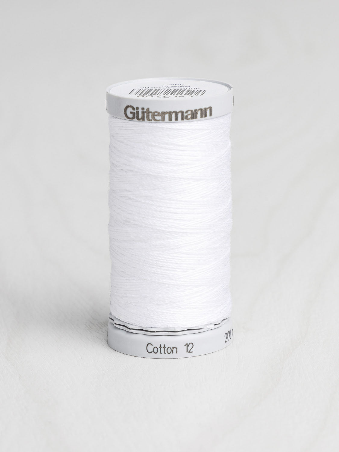 Gütermann Cotton 12wt Thread 200m - Natural 1010