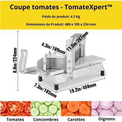 Coupes de tomates | TomateXpert polyvalent
