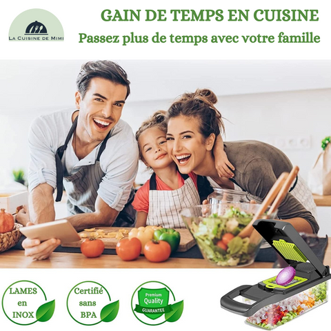 Mandoline Cuisine - Coupe Légumes Multifonctions - Médical France™