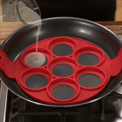 Moule Silicone Anti-adhésifs Cuisine Oeuf Pancake Crêpe Patisserie