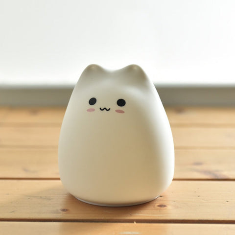 cat shape touch sensor LED night light 5