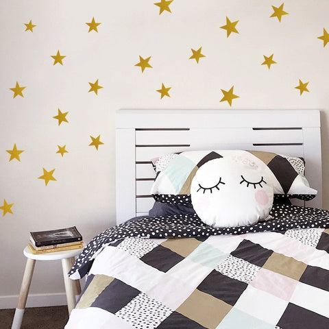 gold color wall sticker