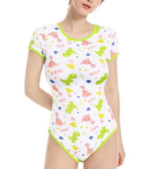 Landofgenie ABDL Cotton Bodysuit Adult Baby Onesie - Halloween