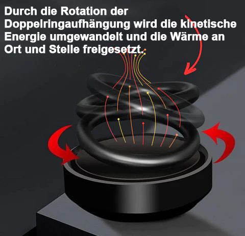 Kinetische Molekularheizung, Mini Kinetische Heizung, Mini Heater, Tragbare  Kinetische Mini-Heizung, Tragbare Kinetische Mini-Heizung, Tragbare  Kinetische Heizung (Schwarz+Grau) : : Sport & Freizeit