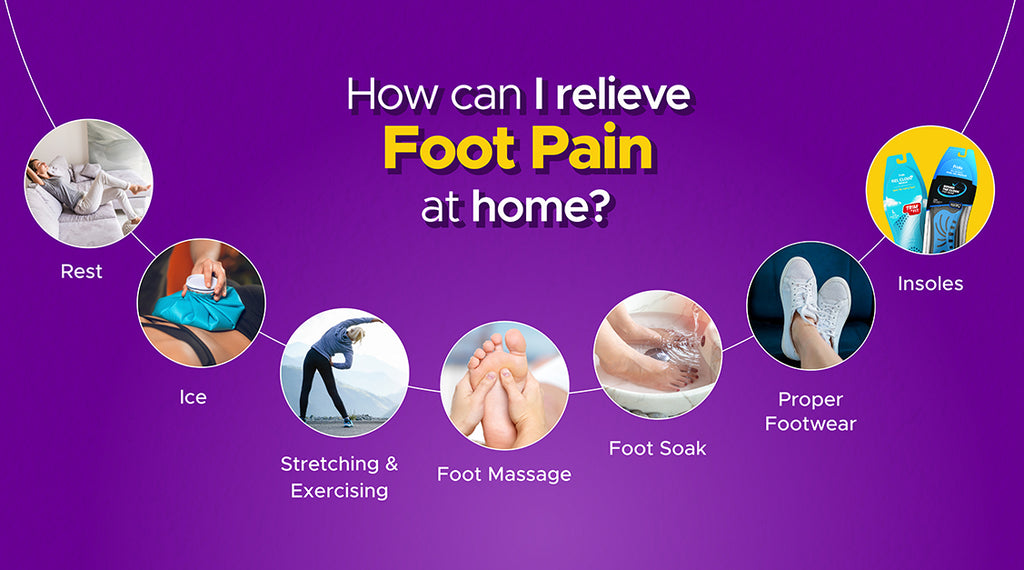 How can I relieve foot pain at home? - MyFrido