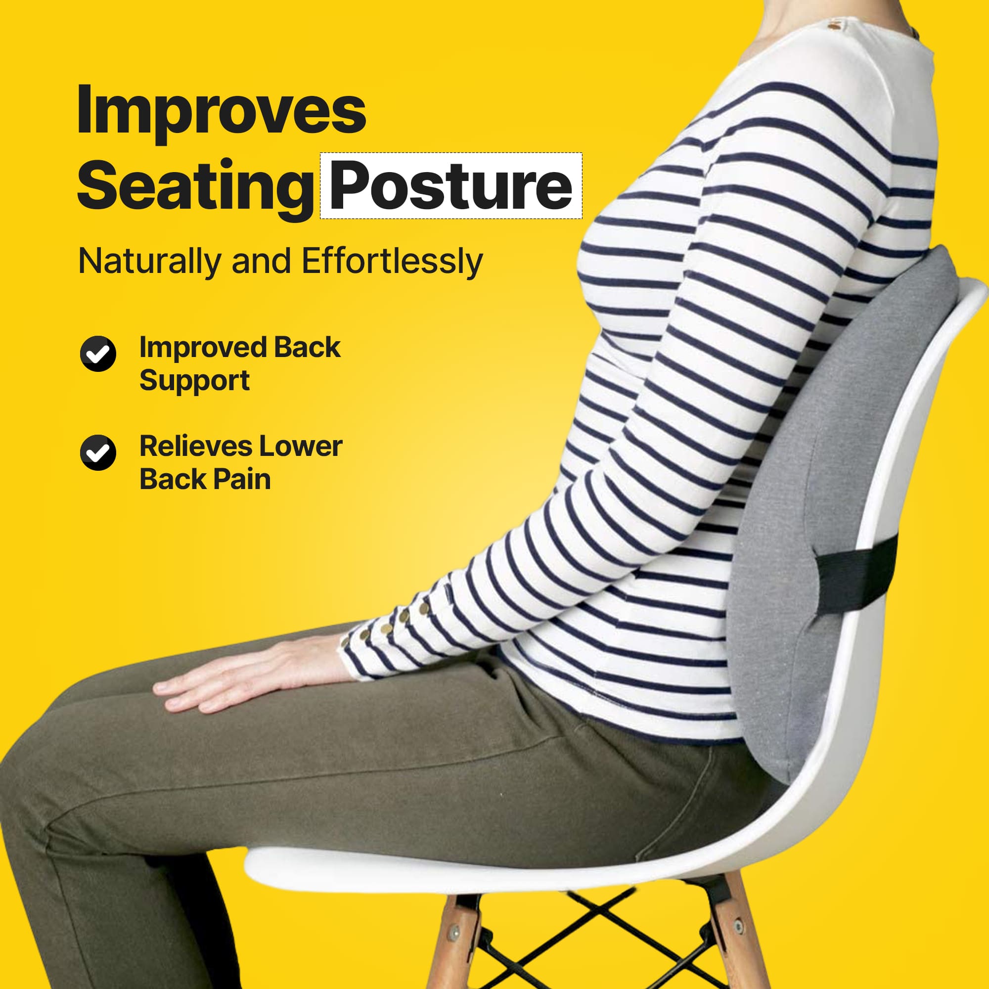 Frido Ultimate Pro Posture Corrector for back support, Seat Cushion product  Review