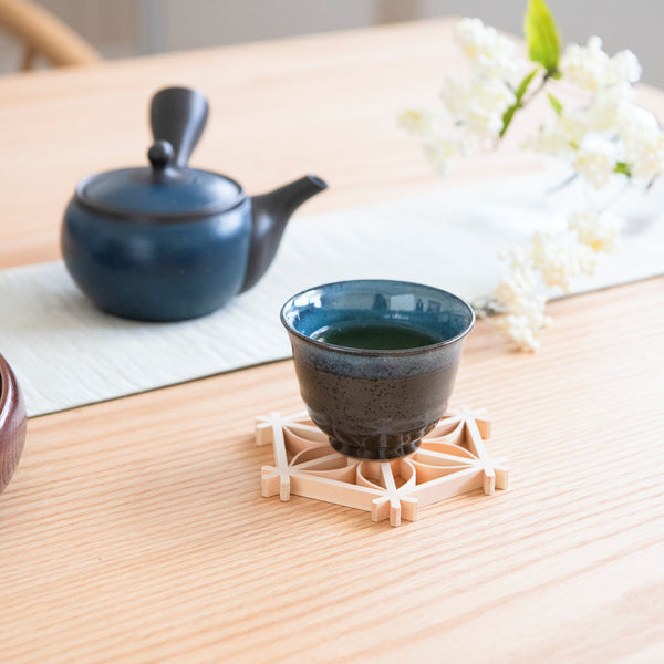 Red Glaze Mino Ware Sauce Container with Lid, MUSUBI KILN