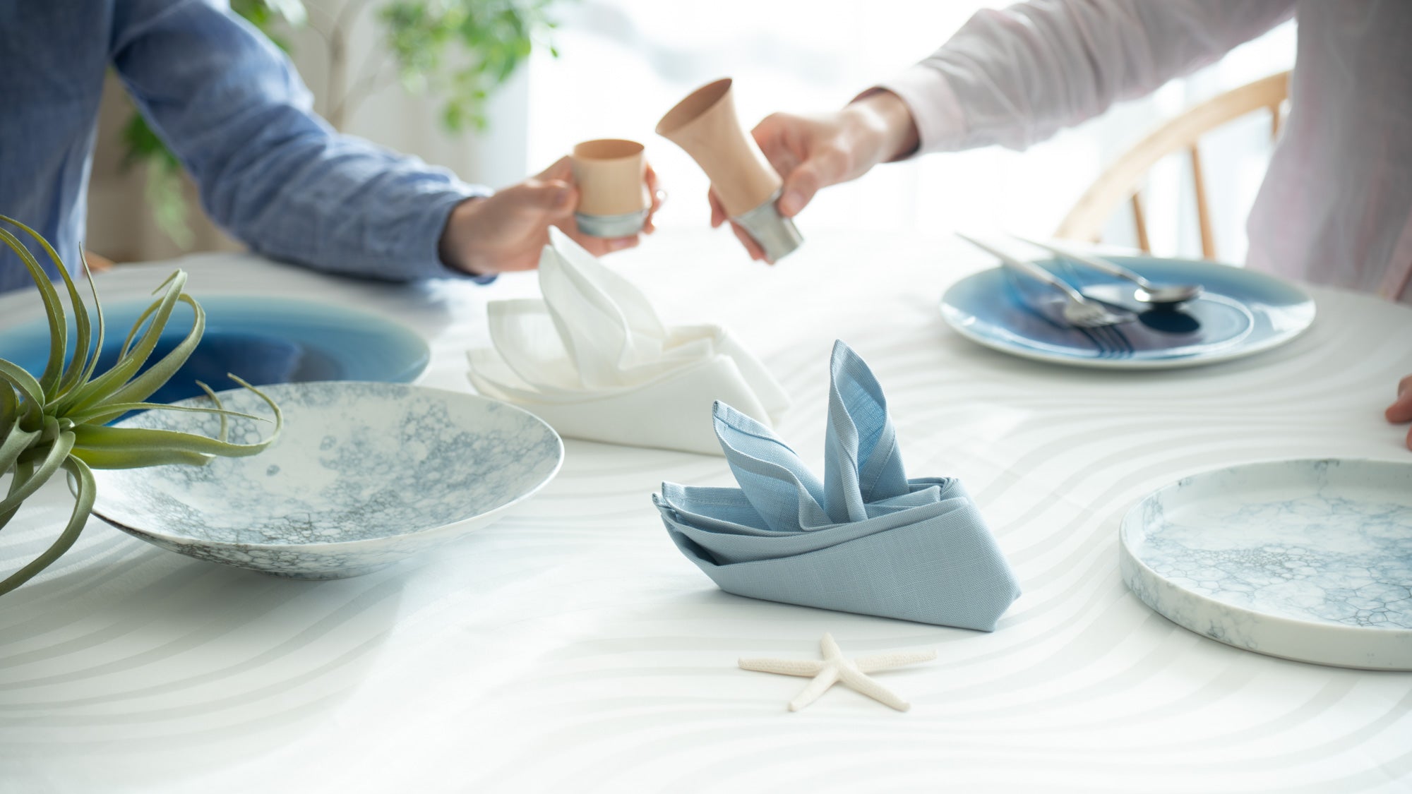 sailboat table napkin folding steps