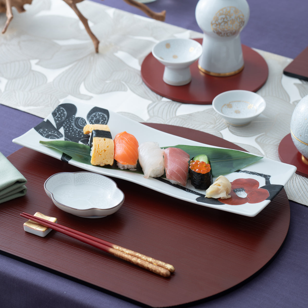 Japanese Dinner set for (2 People) – Make Sushi