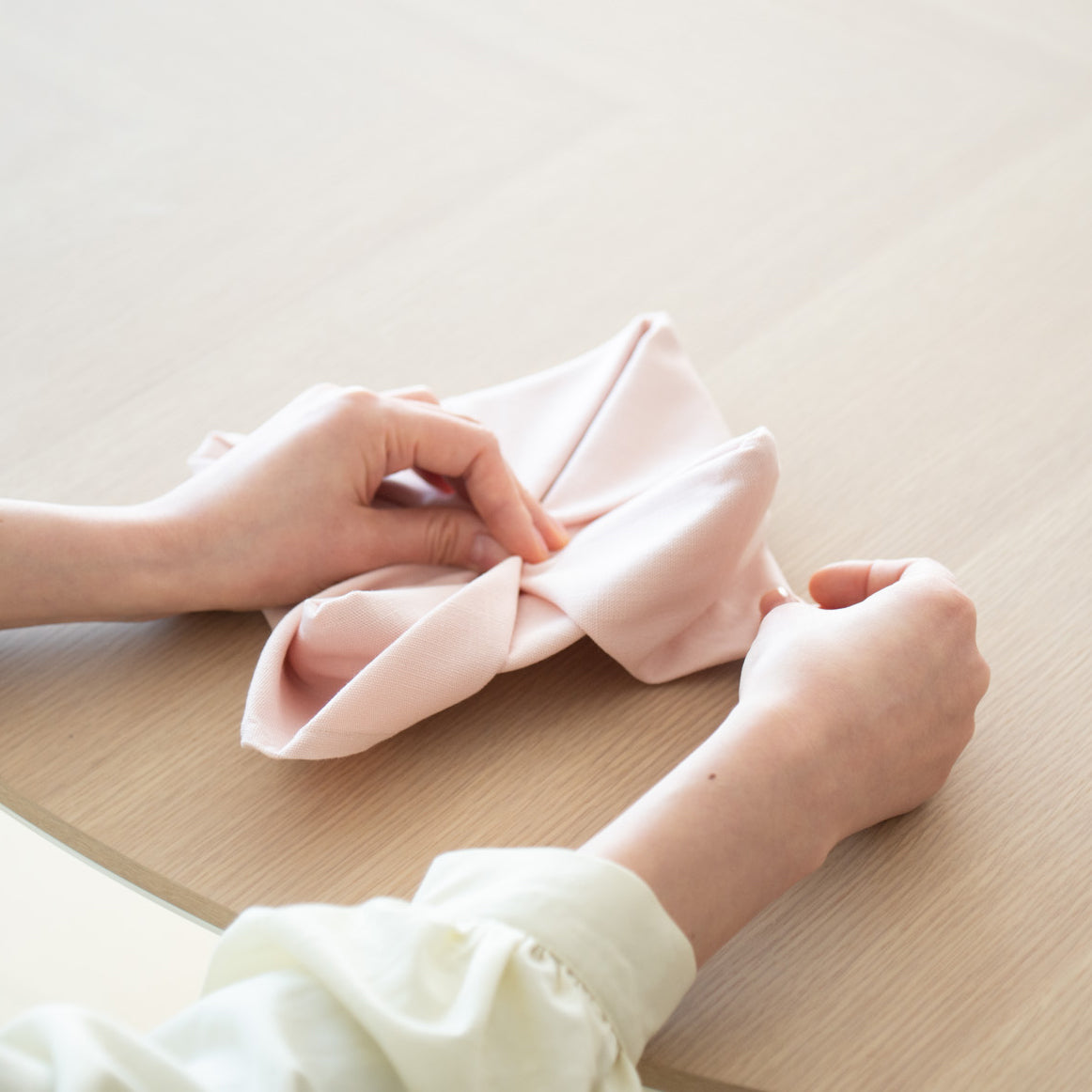 sailboat table napkin folding steps