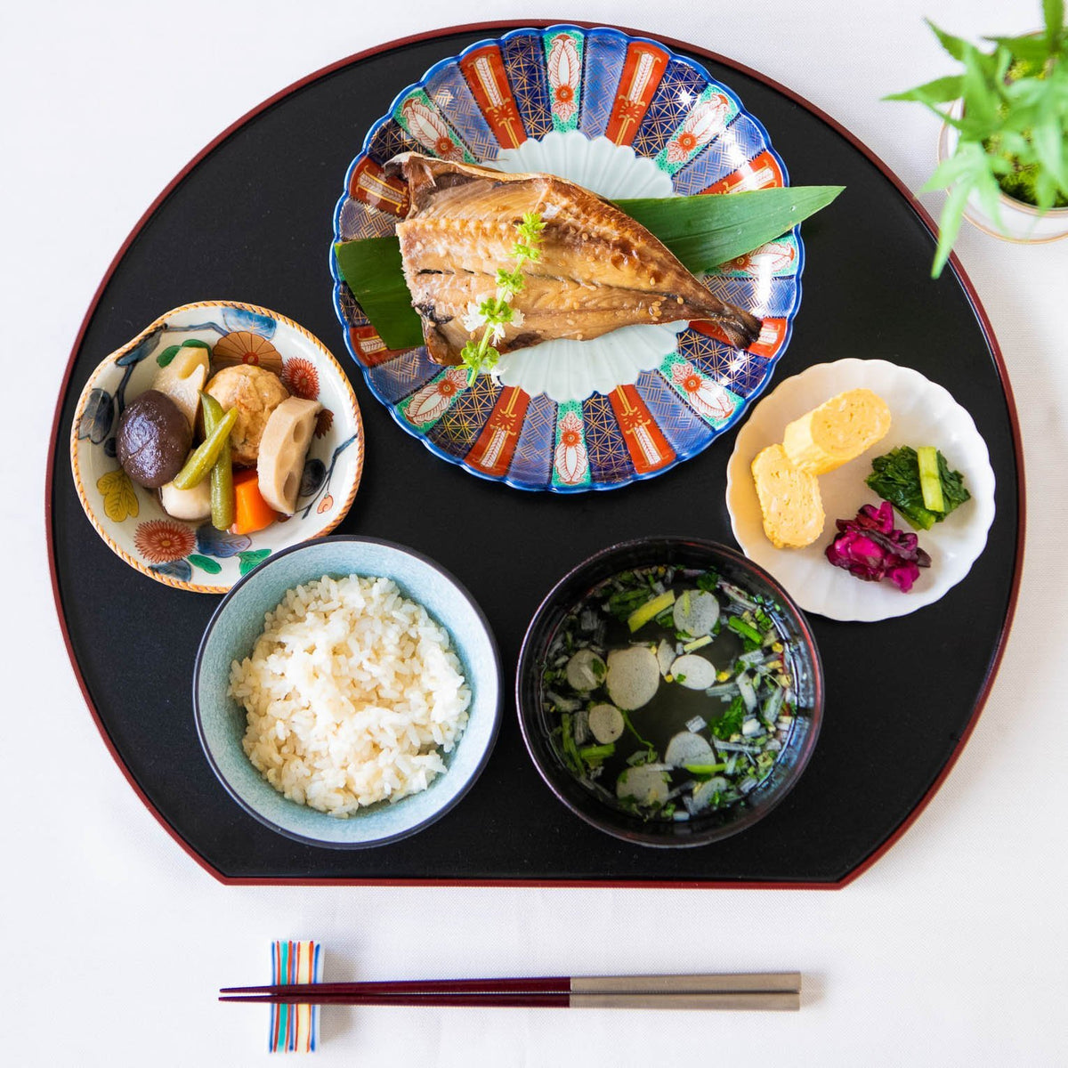 Japanese Style Modern Tea Set With Tray - Our Dining Table