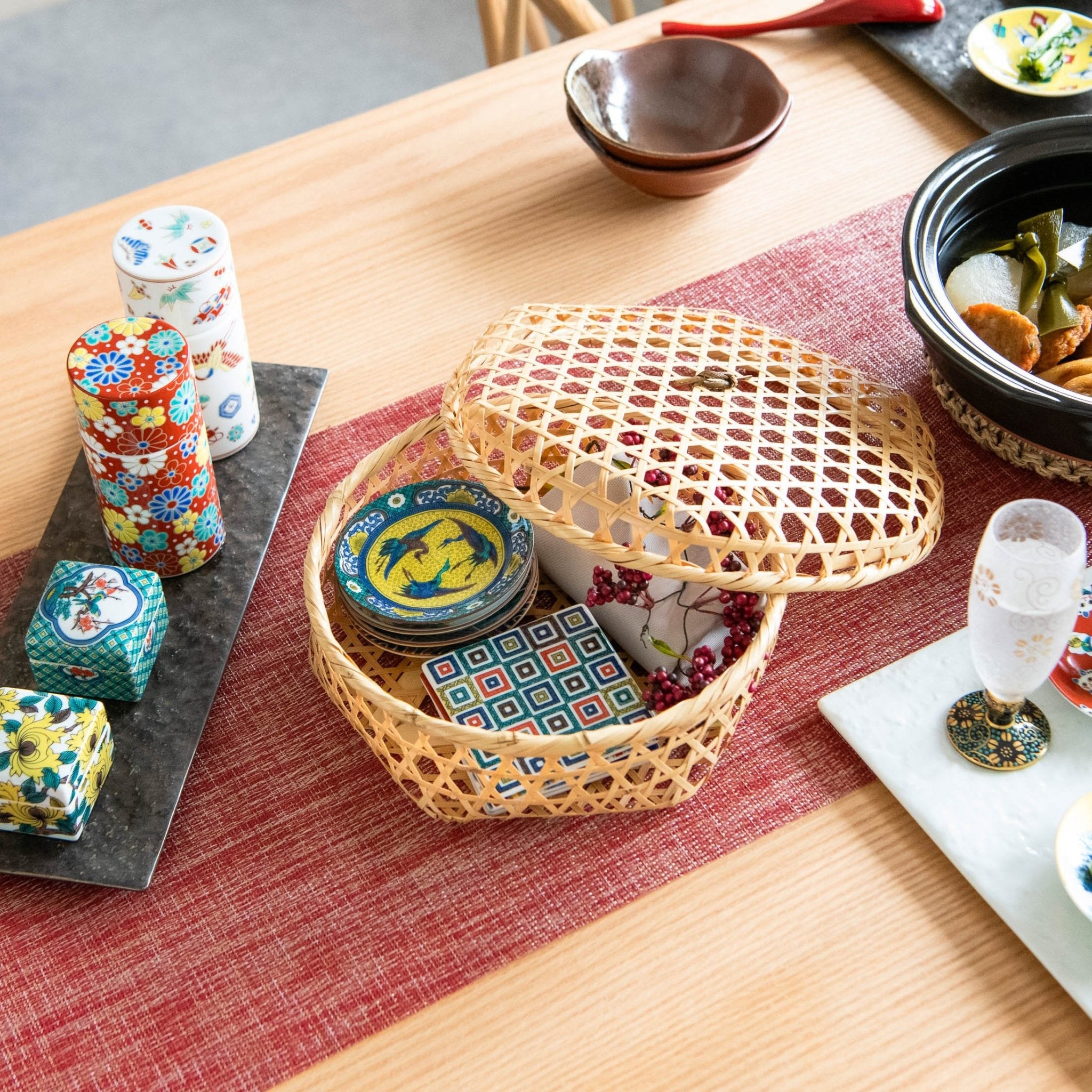 Table Setting #42 Relaxing Time With Freshly Prepared Oden And Japanes |  MUSUBI KILN | Handmade Japanese Tableware u0026 Japanese Dinnerware
