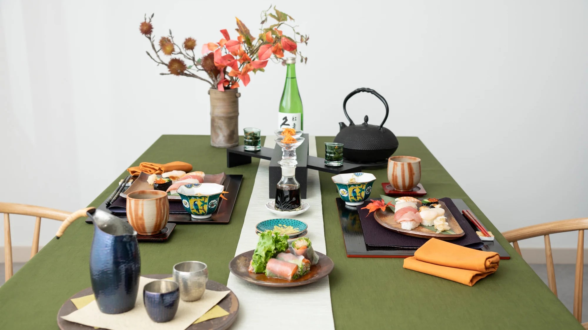 Japanese Dinner set for (2 People) – Make Sushi