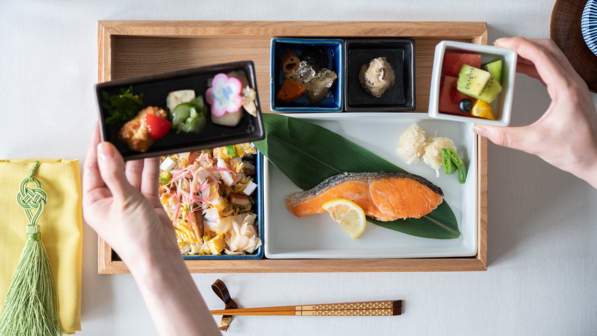 Hibino Modern Shokado Bento Box Set LL