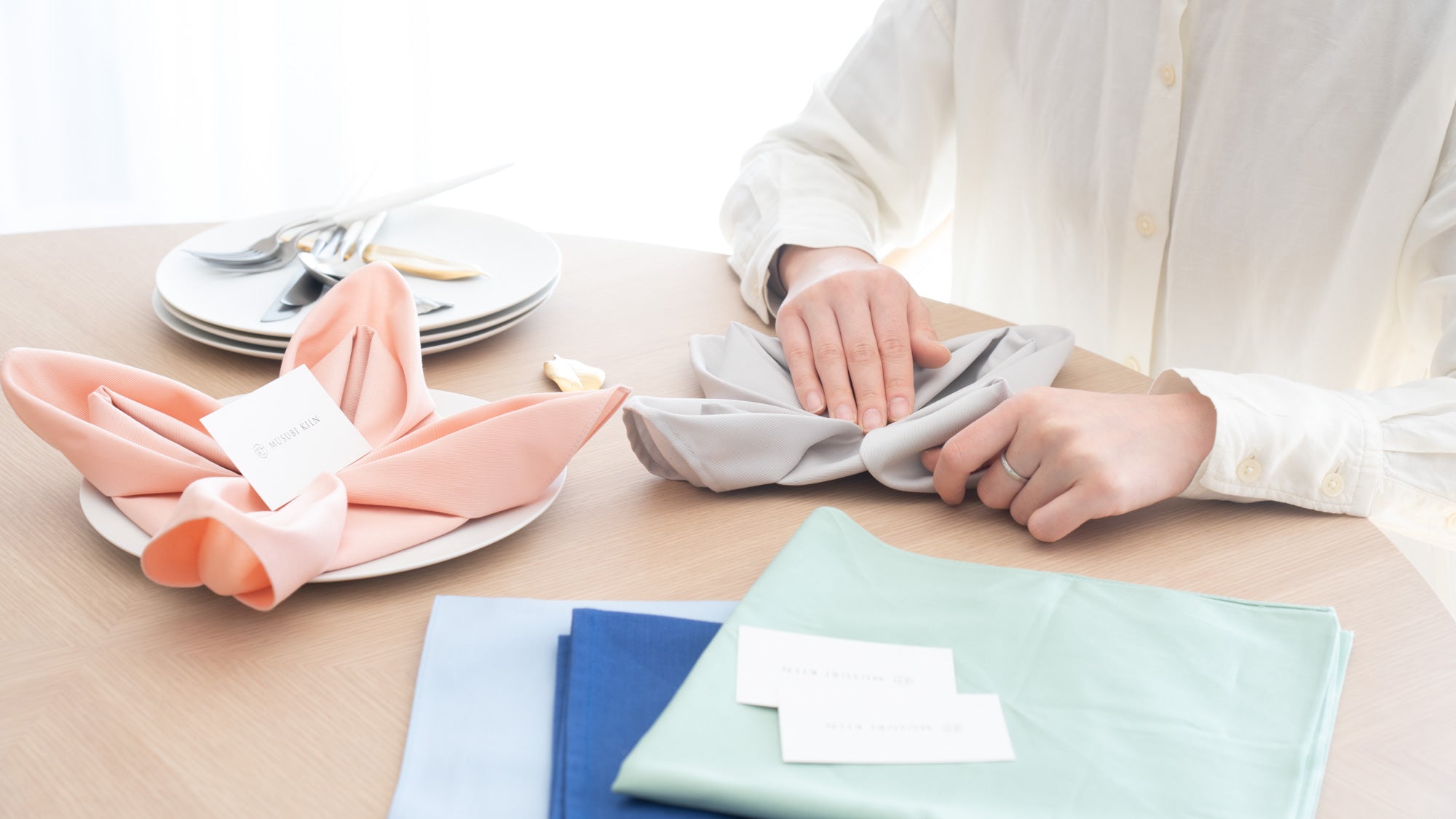 How to Fold Cloth Napkins Four Different Ways