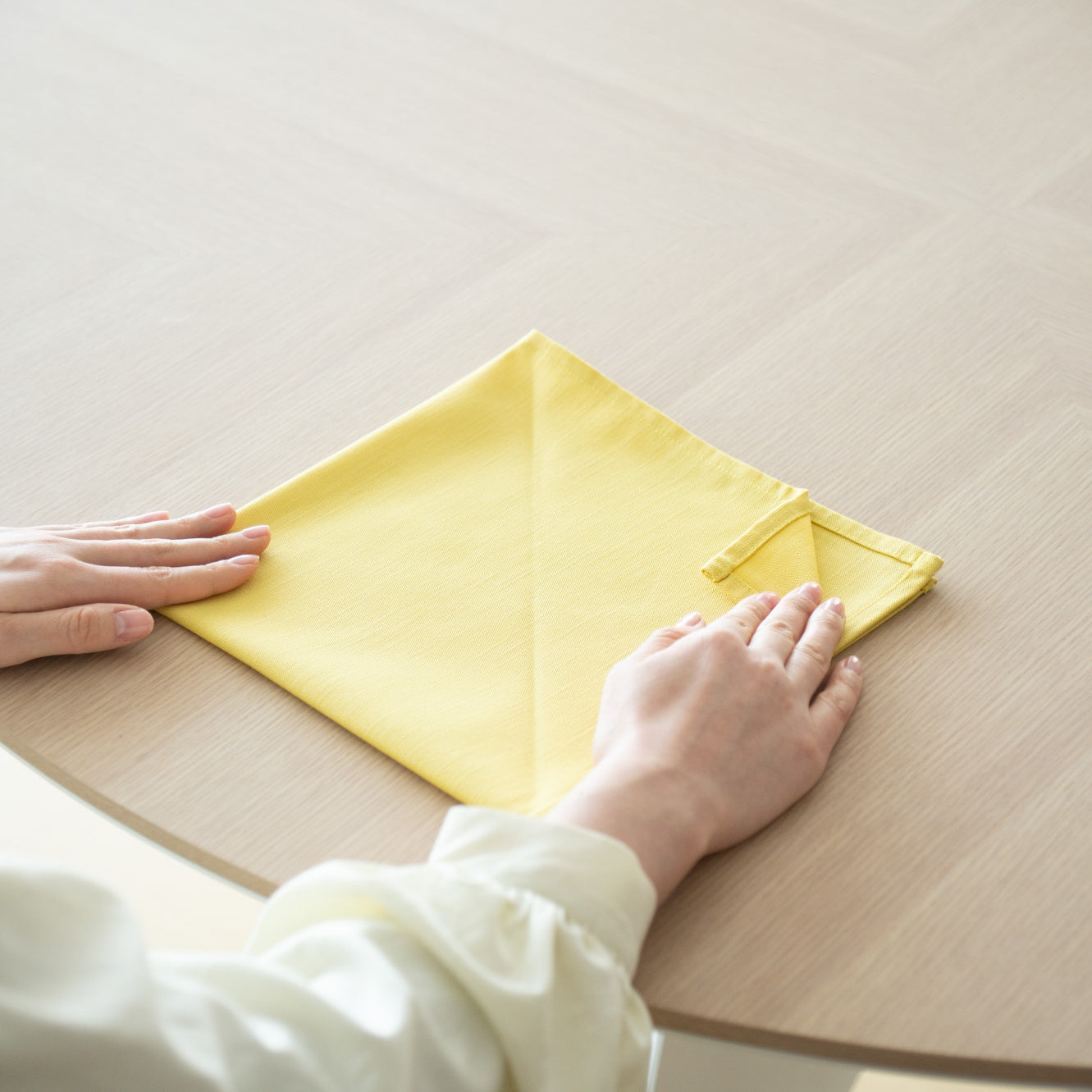 sailboat table napkin folding steps